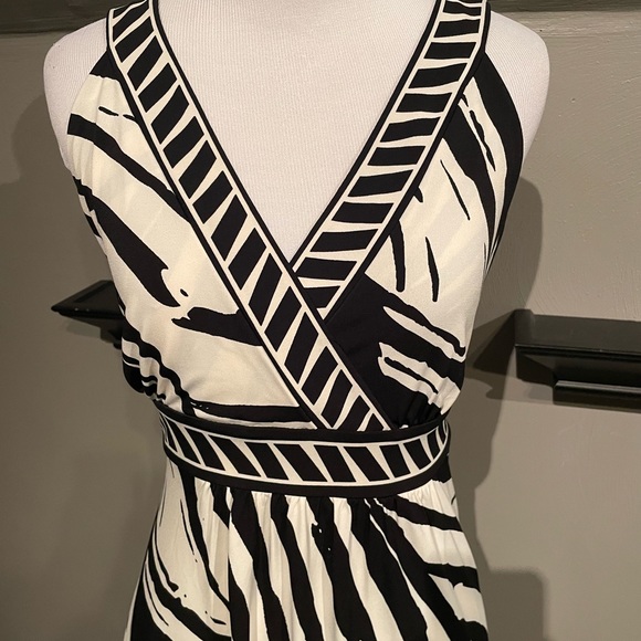 Black/white zebra print dress - Picture 2 of 5